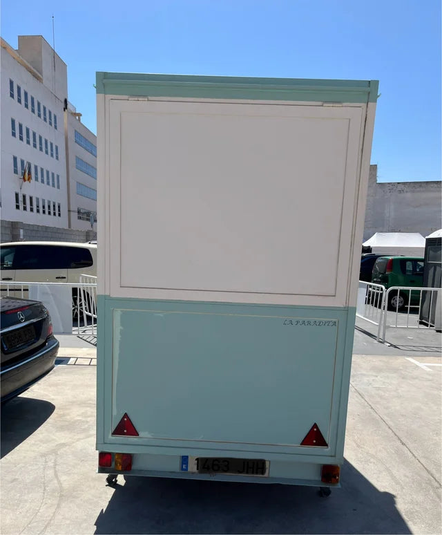 Remorque kiosque / food truck compact à un essieu
