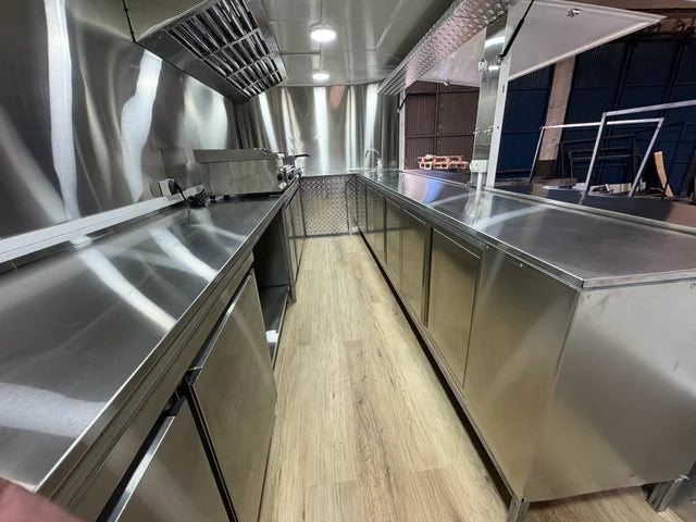 Remorque Food Truck professionnelle à double essieu