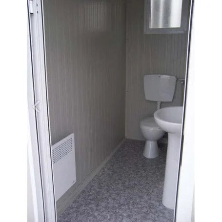 Module de toilettes accessibles avec WC et lavabo adaptés