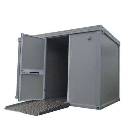 Module de toilettes accessibles avec WC et lavabo adaptés