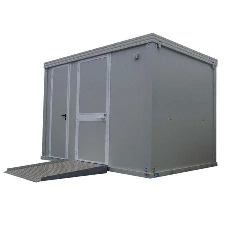 Module de toilettes accessibles avec WC et lavabo adaptés