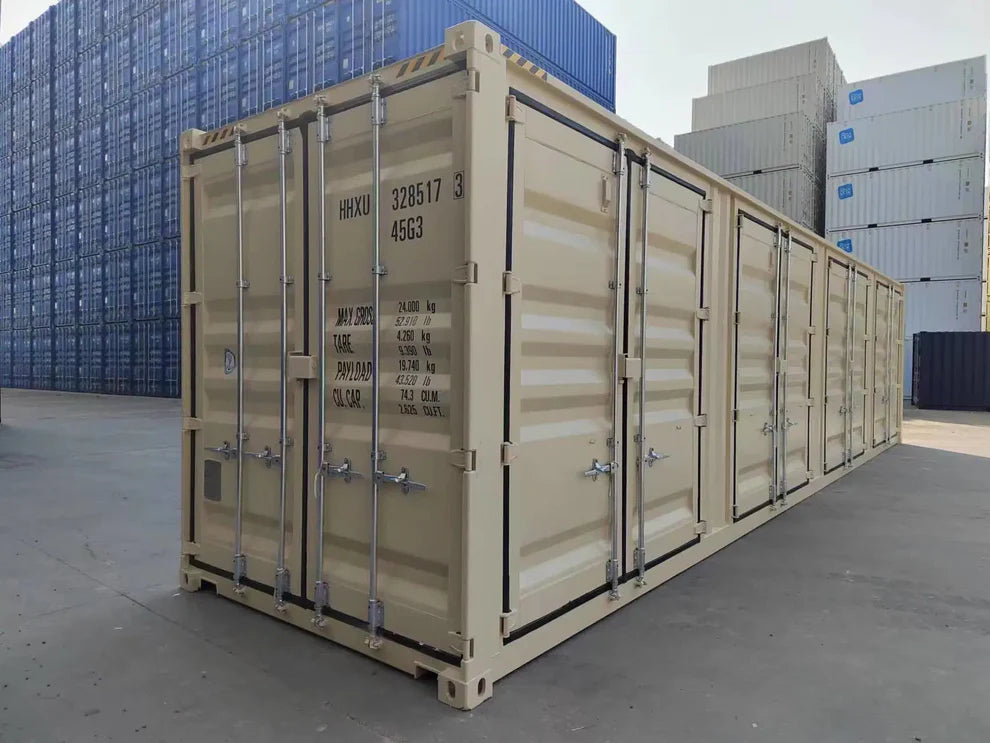 Conteneur maritime 45 pieds High Cube à accès latéral multiple