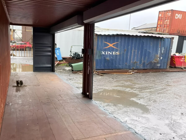 Conteneur maritime de 40 pieds x 8 pieds avec doubles portes à enroulement &nbsp;