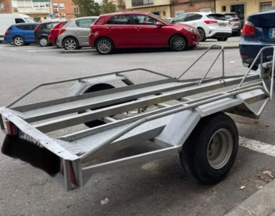 Remorque pour motos/scooters – Plateau galvanisé