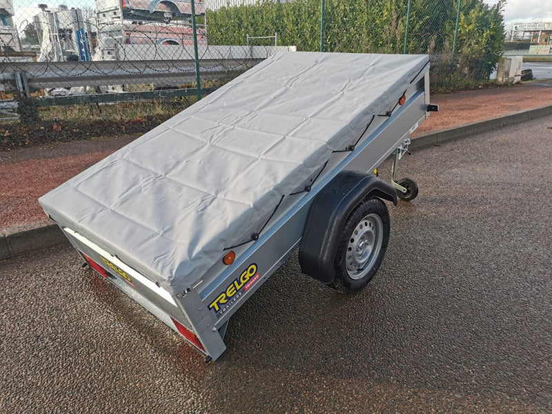 Remorque à bagages TRELGO avec roue jockey et bâche