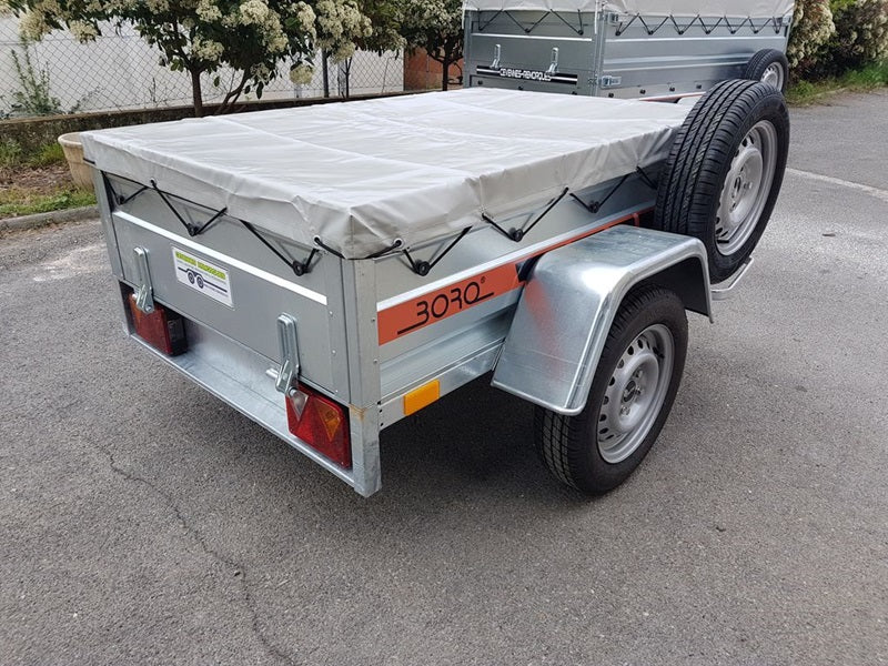 Remorque utilitaire galvanisée modulable