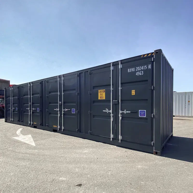 Conteneur maritime de 40 pieds avec 4 portes latérales&nbsp;