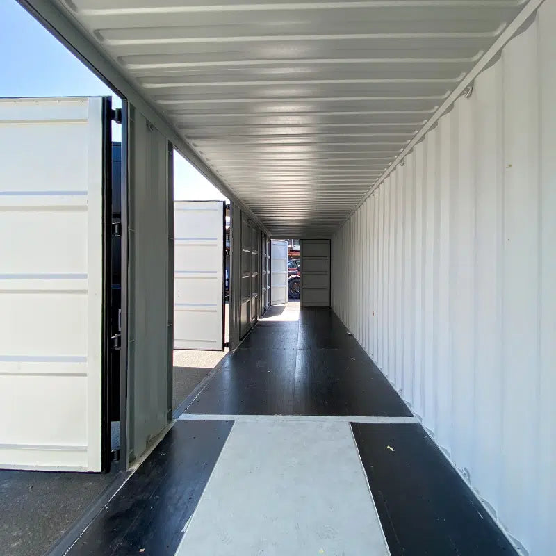 Conteneur maritime de 40 pieds avec 4 portes latérales&nbsp;