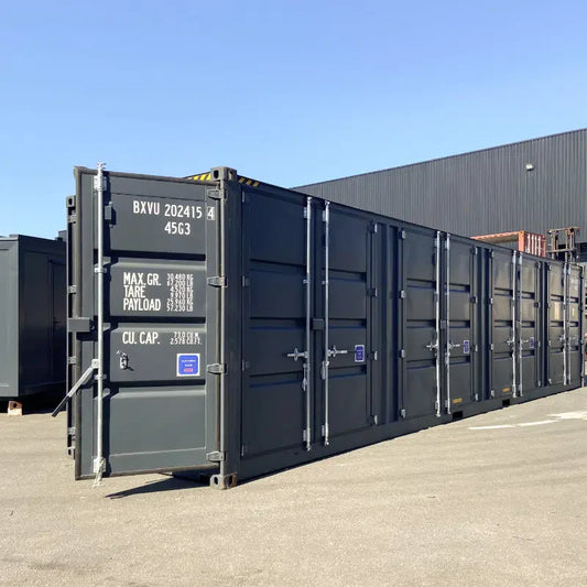 Conteneur maritime de 40 pieds avec 4 portes latérales&nbsp;