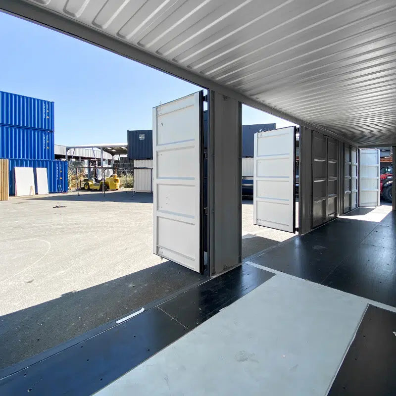 Conteneur maritime de 40 pieds avec 4 portes latérales&nbsp;