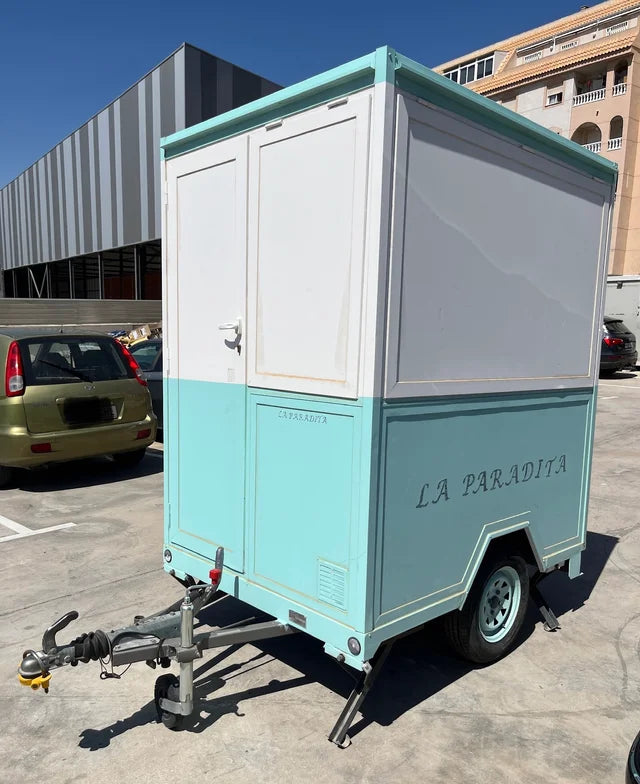 Remorque kiosque / food truck compact à un essieu