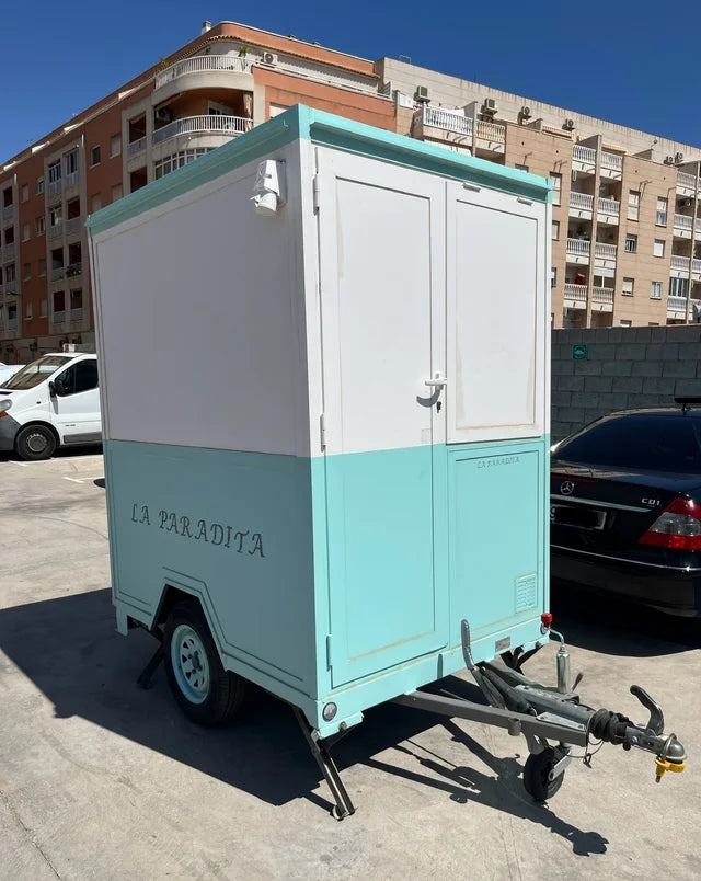 Remorque kiosque / food truck compact à un essieu