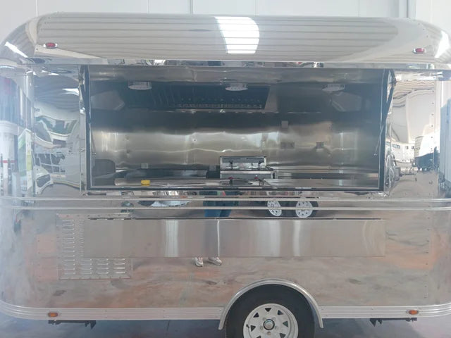 Remorque Food Truck professionnelle de style américain rétro (Airstream)