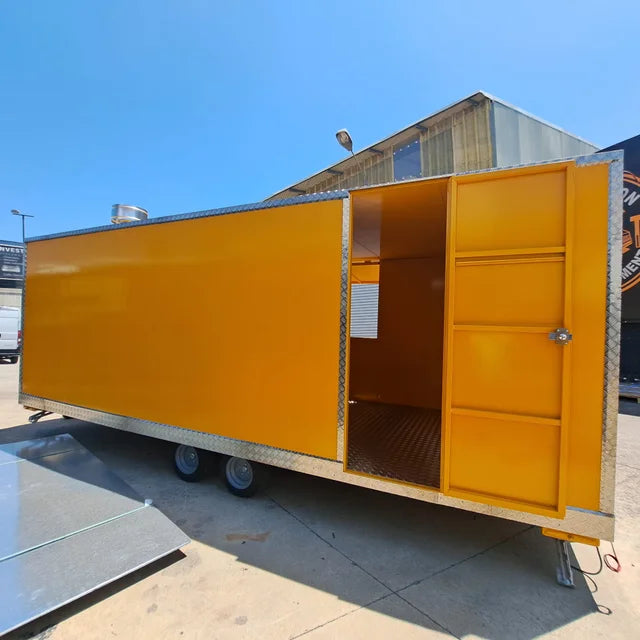 Remorque food truck modulaire professionnelle – Double essieu