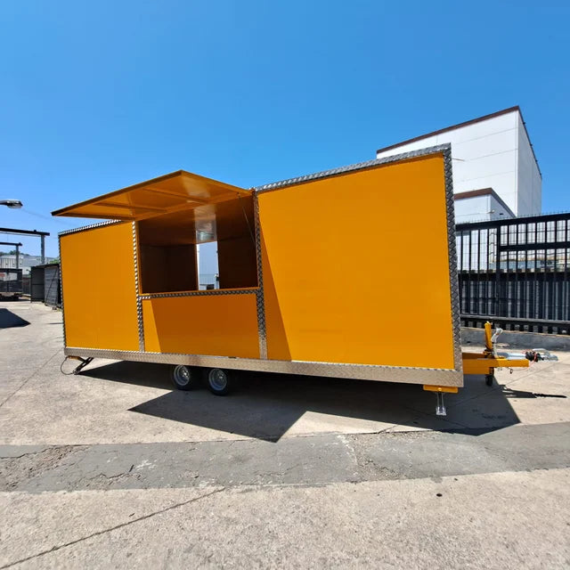 Remorque food truck modulaire professionnelle – Double essieu