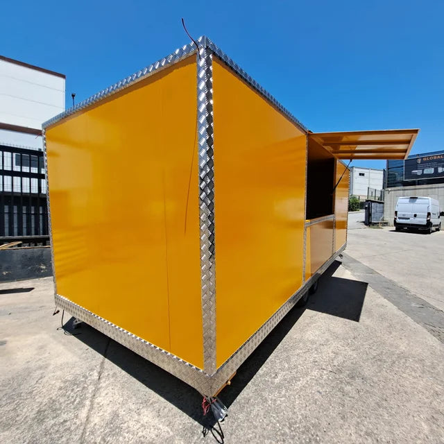 Remorque food truck modulaire professionnelle – Double essieu