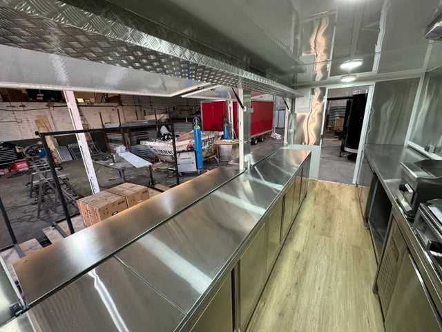Remorque Food Truck professionnelle à double essieu