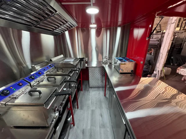 Remorque Food Truck professionnelle à double essieu