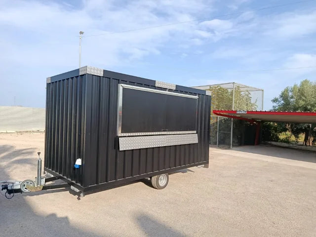 Remorque food truck compacte à un essieu