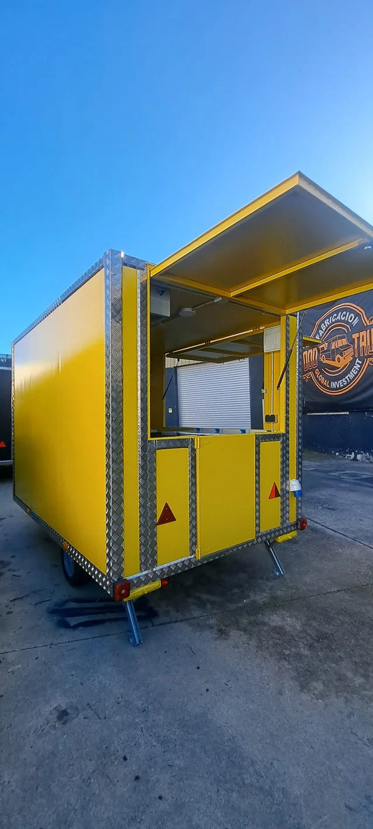Remorque Food Truck monobloc.