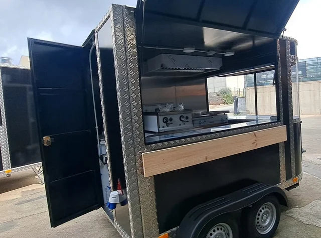 Remorque Food Truck professionnelle à double essieu