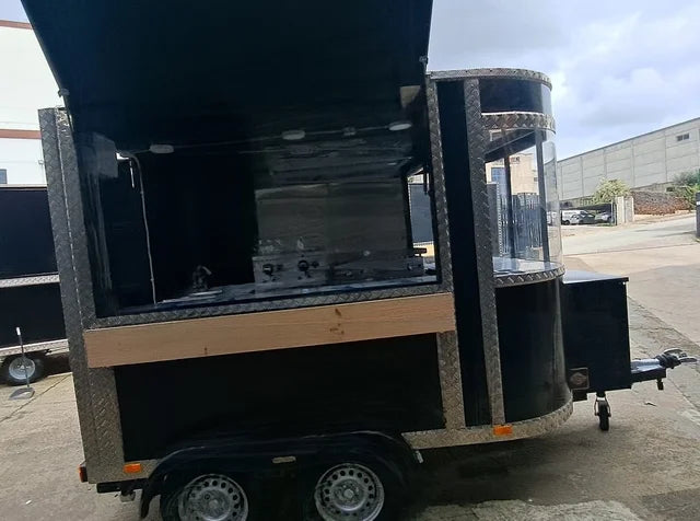 Remorque Food Truck professionnelle à double essieu