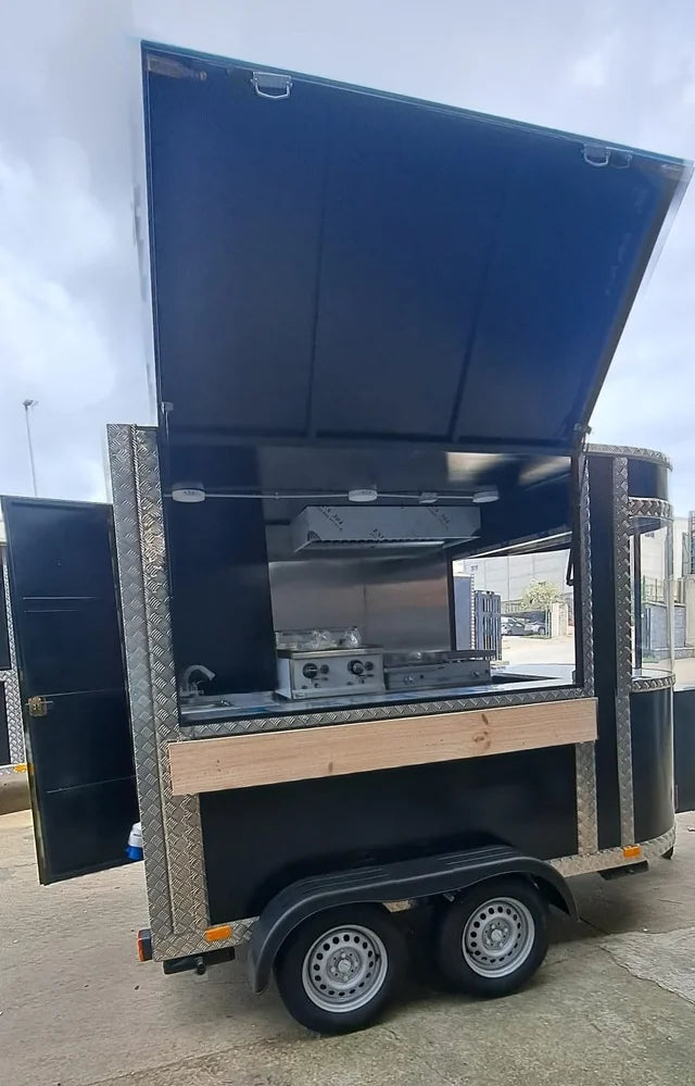 Remorque Food Truck professionnelle à double essieu