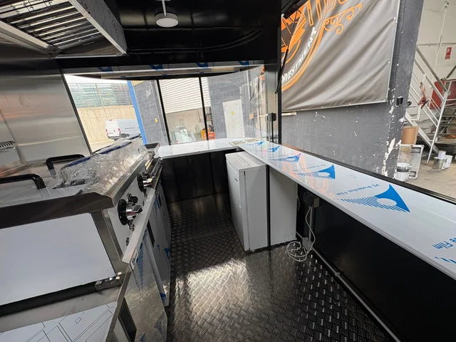 Remorque Food Truck professionnelle à double essieu