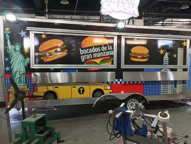 Remorque Food Truck professionnelle à double essieu