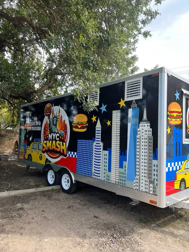 Remorque Food Truck professionnelle à double essieu