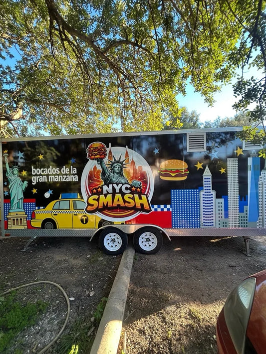 Remorque Food Truck professionnelle à double essieu