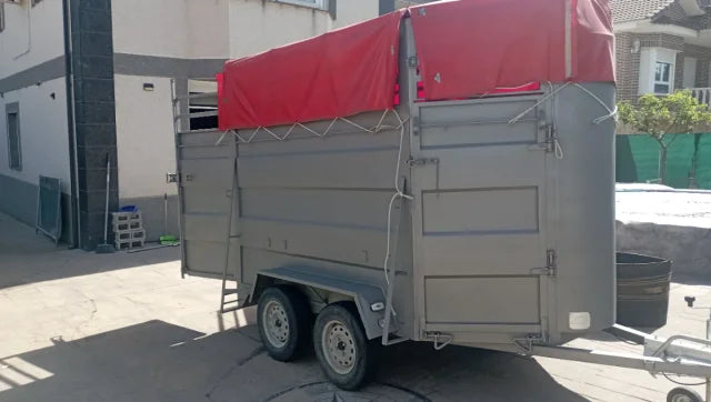 Remorque pour bétail / Transport d'animaux – Double essieu
