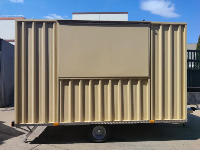 Remorque conteneur modulaire / Food truck professionnel