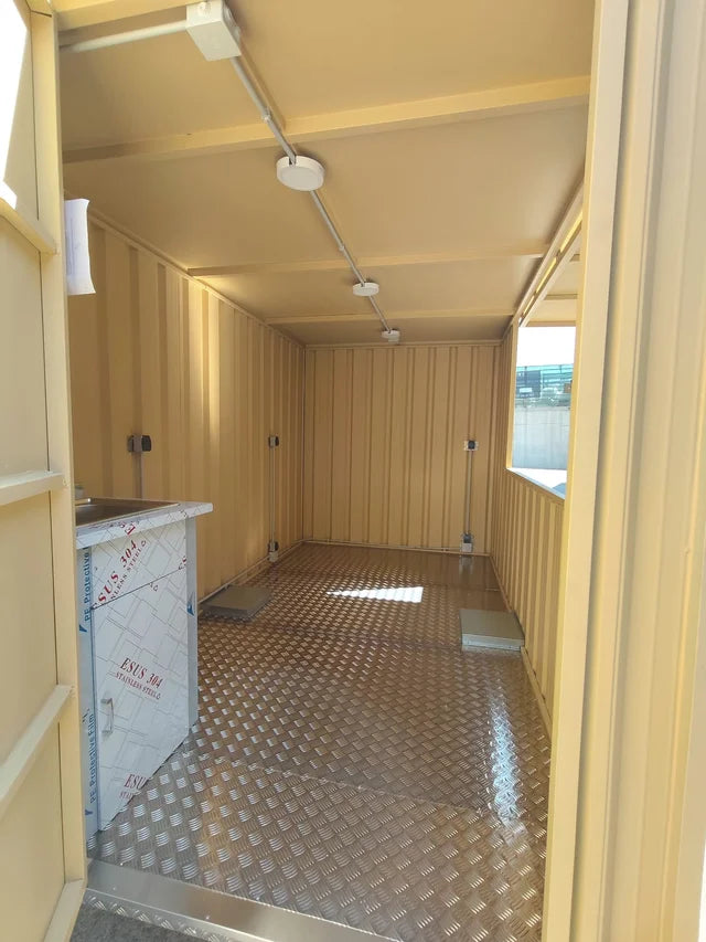 Remorque conteneur modulaire / Food truck professionnel