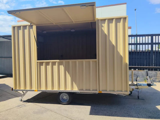 Remorque conteneur modulaire / Food truck professionnel
