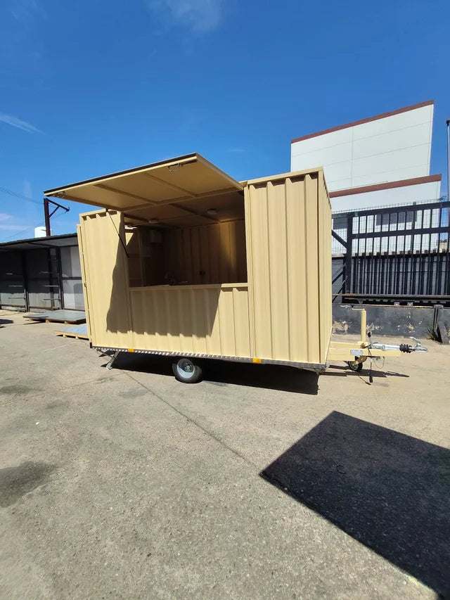 Remorque conteneur modulaire / Food truck professionnel