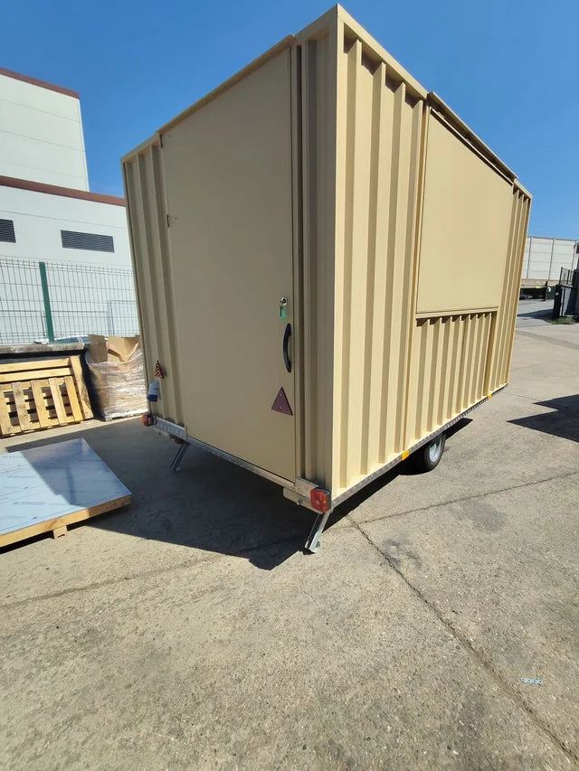 Remorque conteneur modulaire / Food truck professionnel