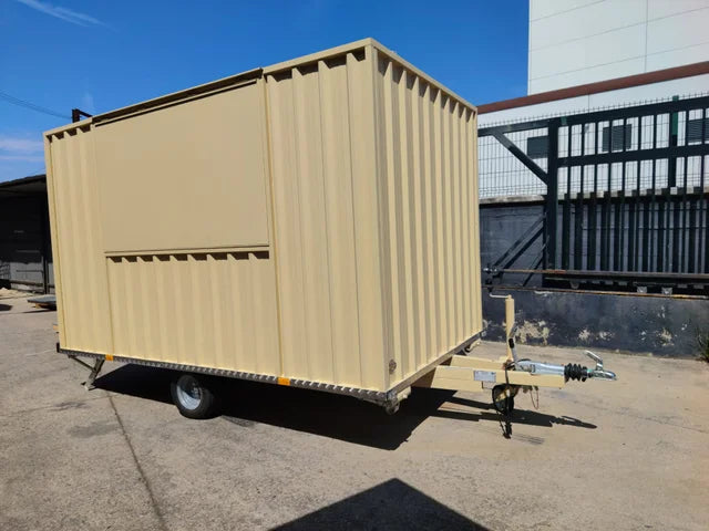 Remorque conteneur modulaire / Food truck professionnel