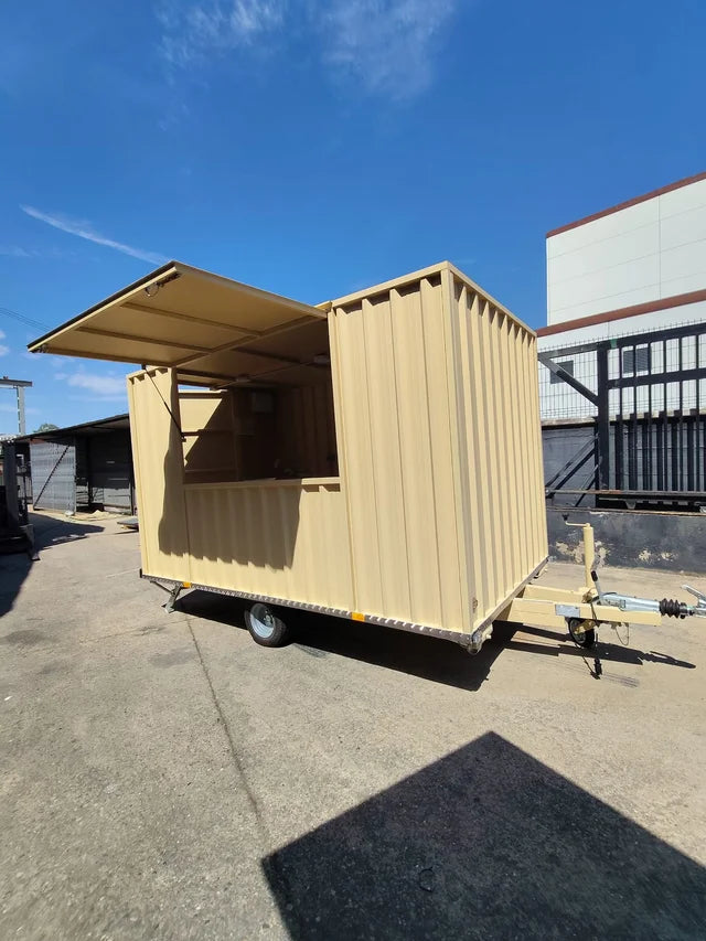 Remorque conteneur modulaire / Food truck professionnel