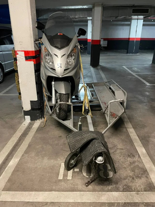 Remorque pour motos/scooters – Plateau galvanisé