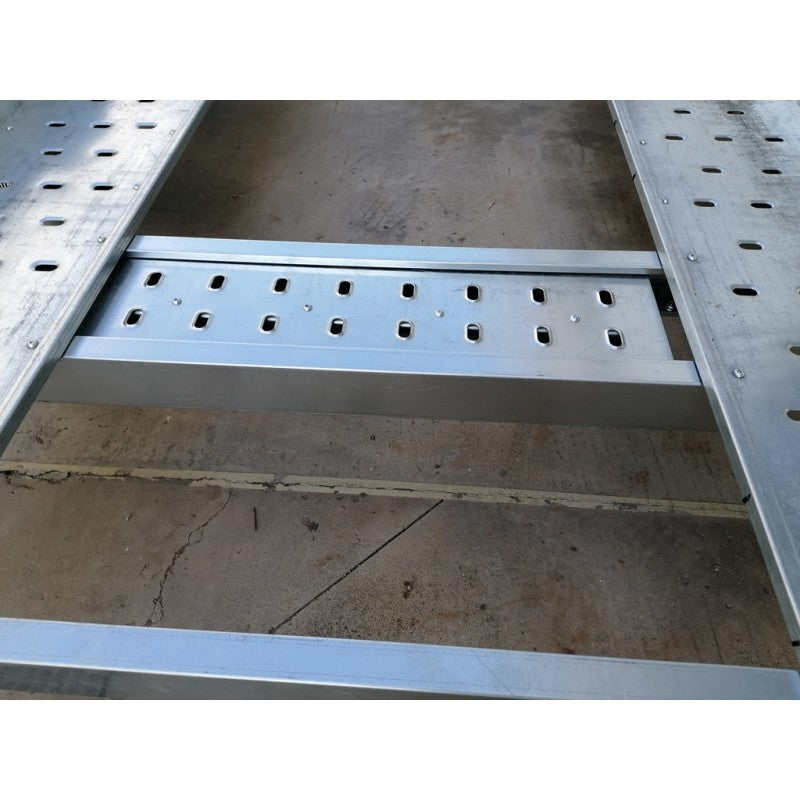 Remorque porte-voitures galvanisée à double essieu