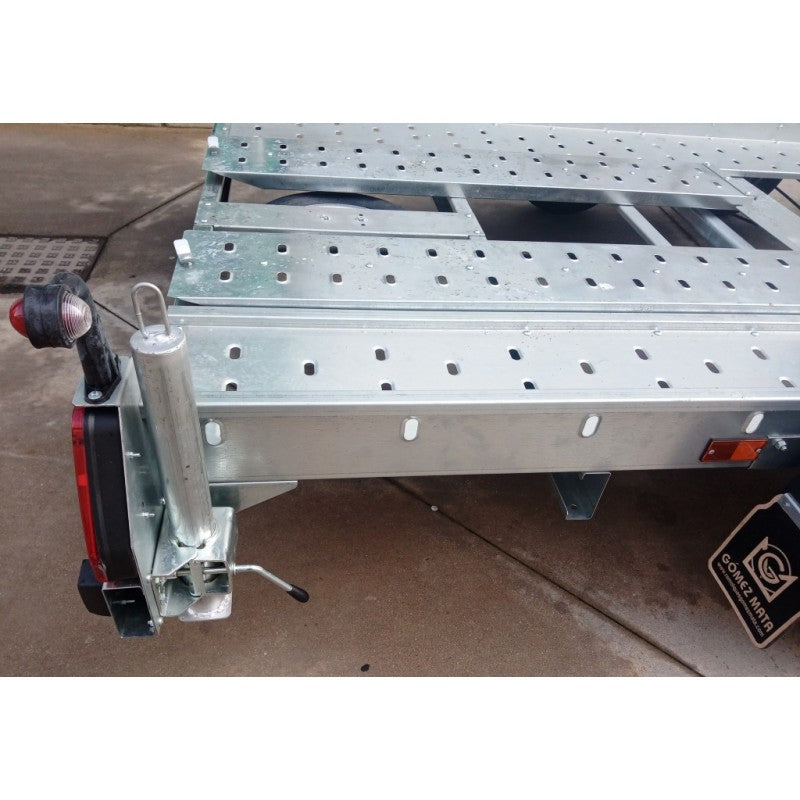 Remorque porte-voiture double essieu