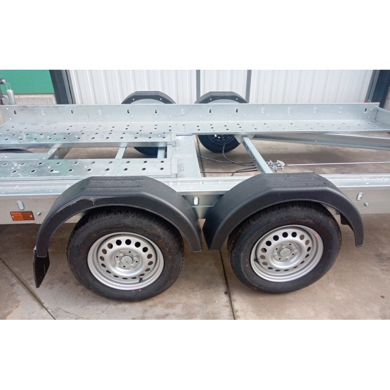 Remorque porte-voiture double essieu
