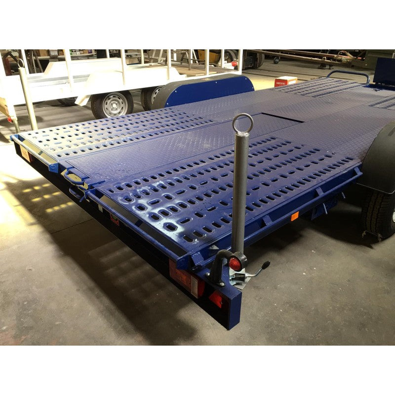 Remorque porte-voitures basculante professionnelle