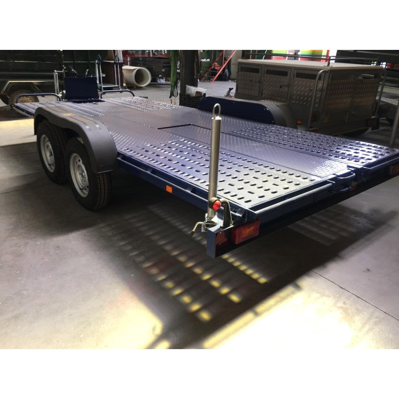 Remorque porte-voitures basculante professionnelle