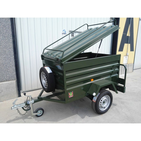 Remorque de transport pour chiens de chasse