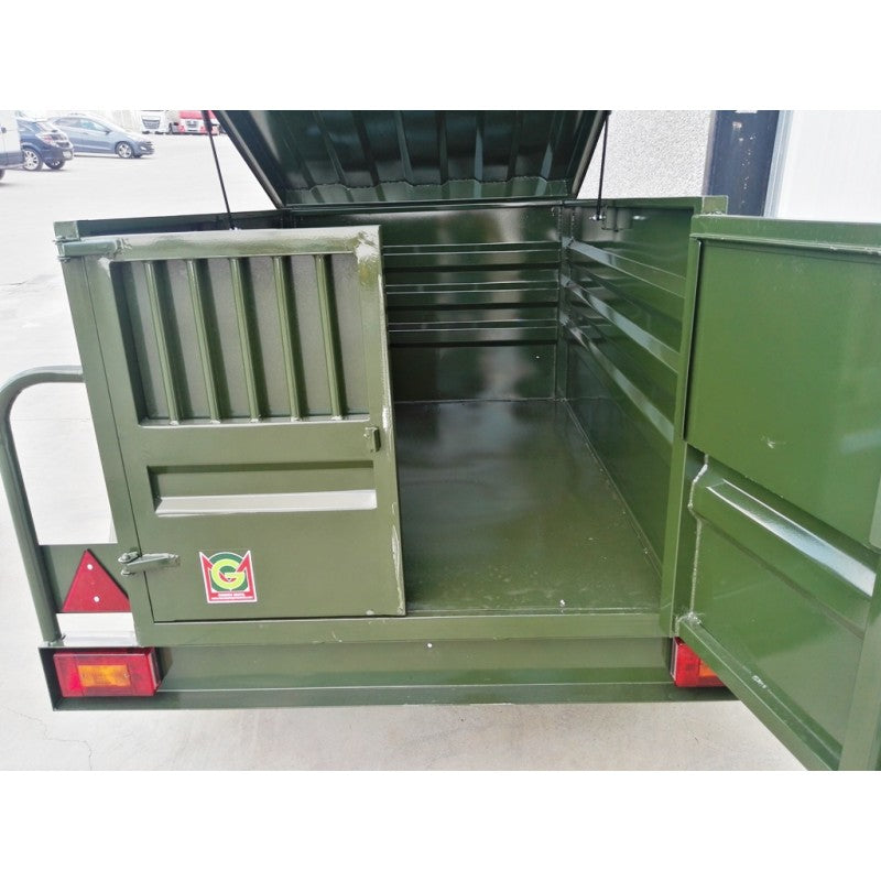 Remorque de transport pour chiens de chasse