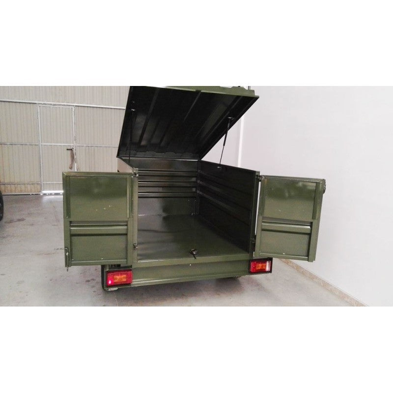 Remorque de transport pour chiens de chasse