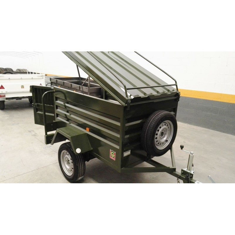 Remorque de transport pour chiens de chasse